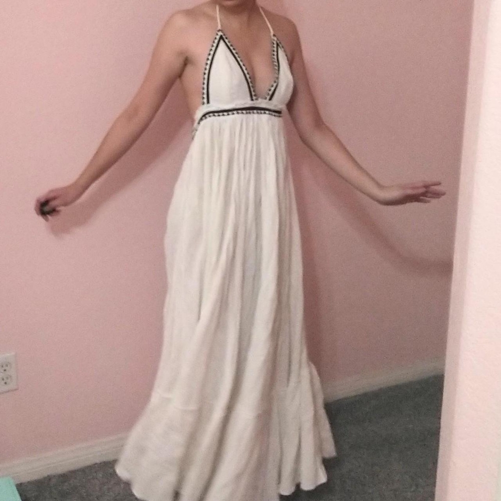 Free People Halter Maxi Dress (XS) - Picture 2 of 13